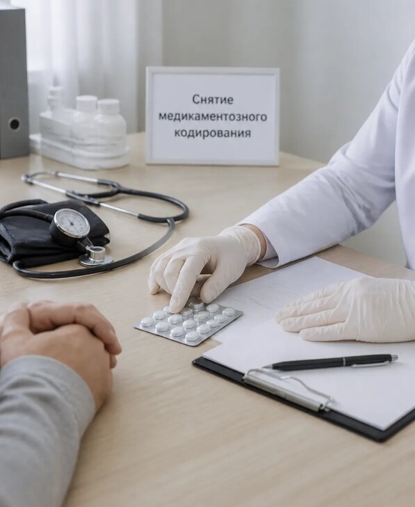 Снятие медикаментозного кодирования в Губахе от 5183 р. | Медзона